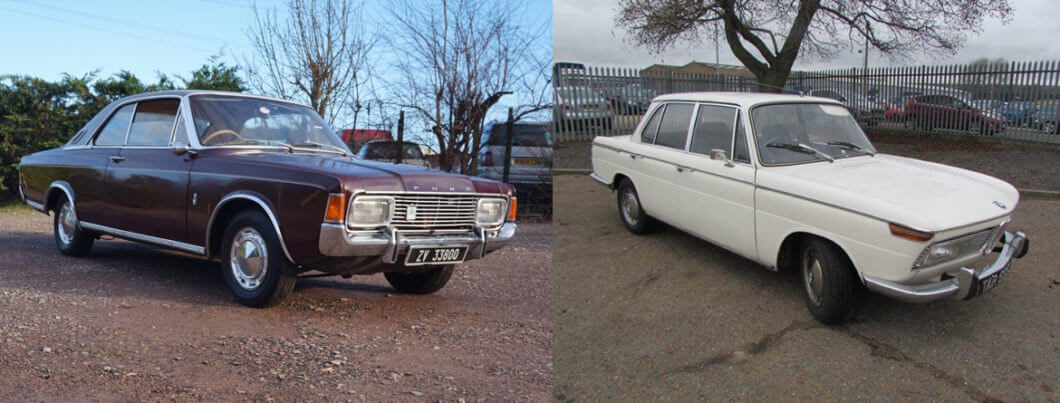 Ford Taunus V6 and BMW 2000 Auto