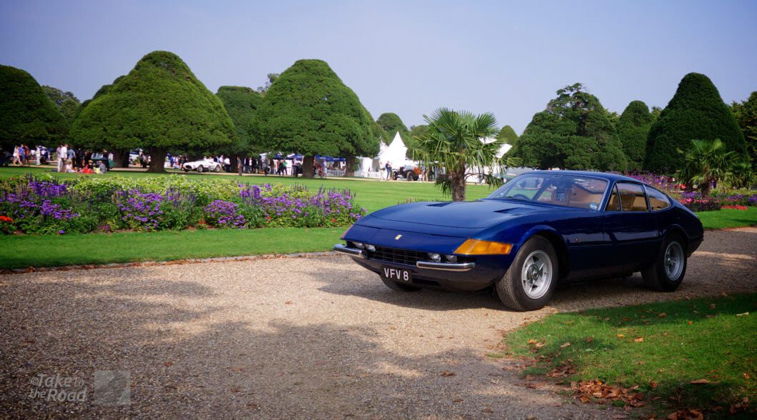 Ferrari Daytona parked