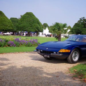 Ferrari Daytona parked