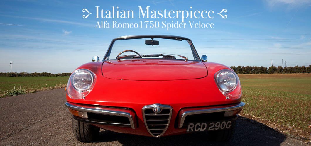 Italian Masterpiece Alfa Romeo Spider