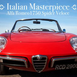 Italian Masterpiece Alfa Romeo Spider