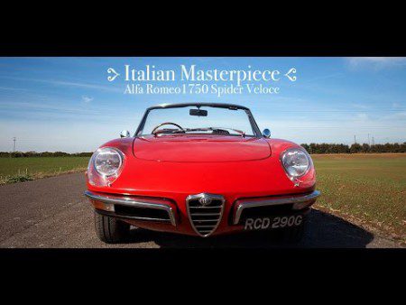 Italian Masterpiece Alfa Romeo 1750 Spider Veloce