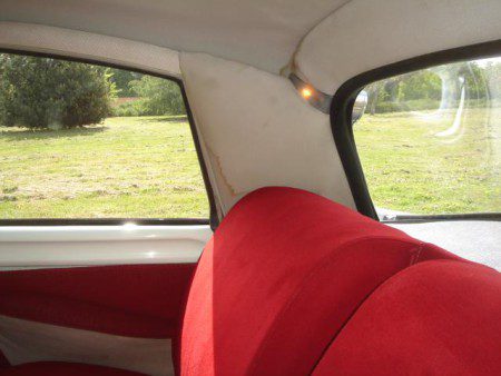 1967 Citroen DS21 rear seats.
