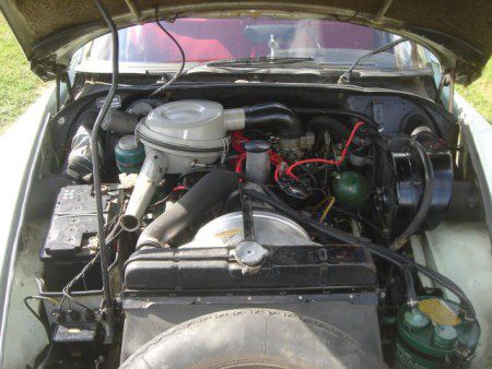 1967 Citroen DS21 engine bay.