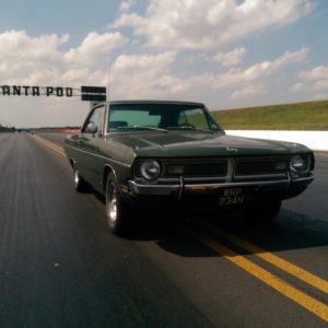 1970 Dodge Dart Swinger on Santa Pod race way