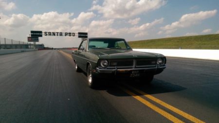 1970 Dodge Dart Swinger on Santa Pod race way