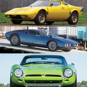 Lancia Stratos, De Tomaso Mangusta and an Iso Grifo - all on sale from RM Auctions