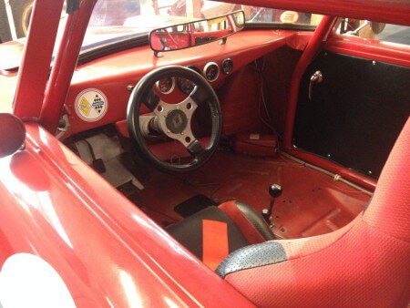 1963 Renault Caravelle racer interior