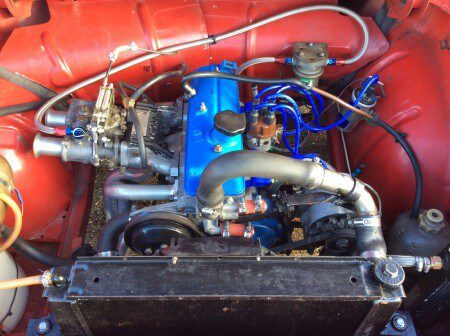 1963 Renault Caravelle racer engine bay