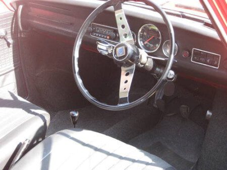 1969 NSU TT steering wheel and dashbaord