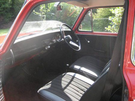 1969 NSU TT interior