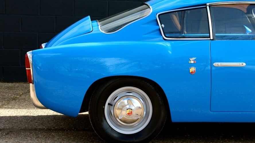 1959 Fiat 750 Gt Zagato rear side shot