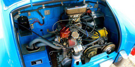 1959 Fiat 750 Gt Zagato engine bay