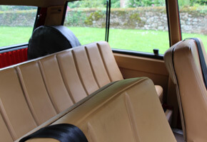 1970 Range Rover chassis no 26 interior