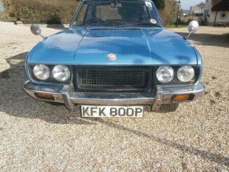 1975 Fiat 124 Coupe front