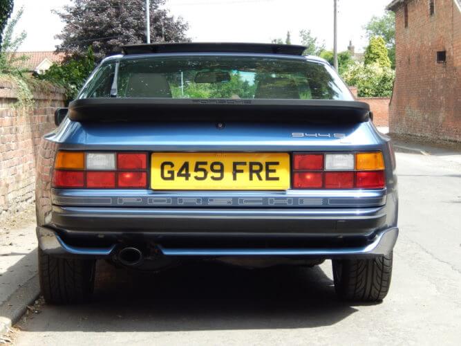 1989 Porsche 944 S2 rear shot