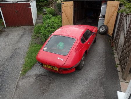 1975 Volkswagen SP2 over head shot