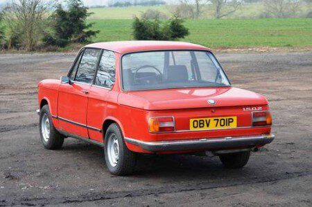 1975 BMW 1502 rear shot