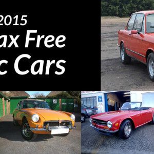 Take to the Road Budget 2015 Top 5 Tax Free Classic Cars