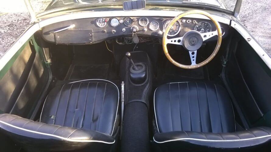 1958 Austin Healey Sprite interior