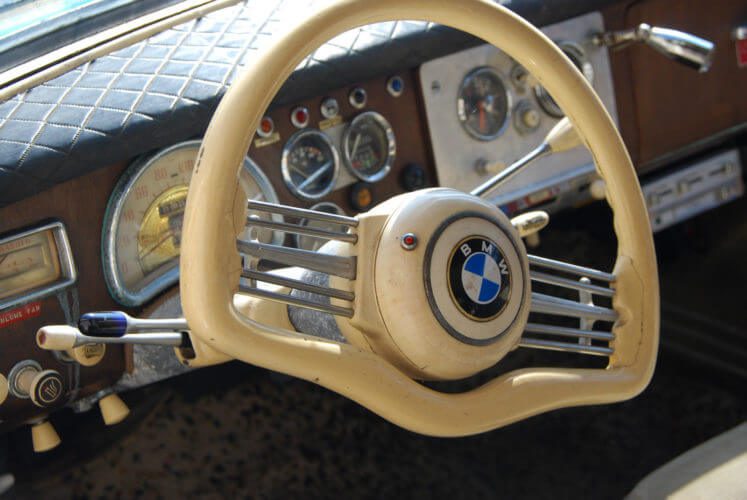1955 BMW 502 steering wheel