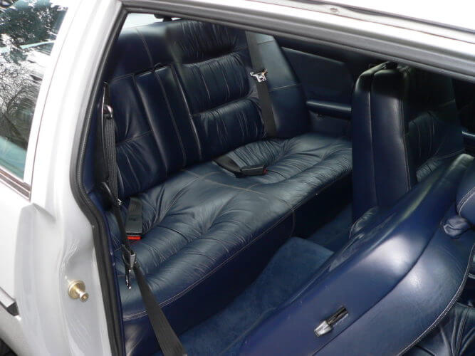 1985 Bitter SC rear seats