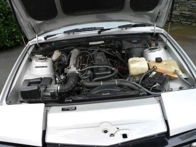 1985 Bitter SC engine bay