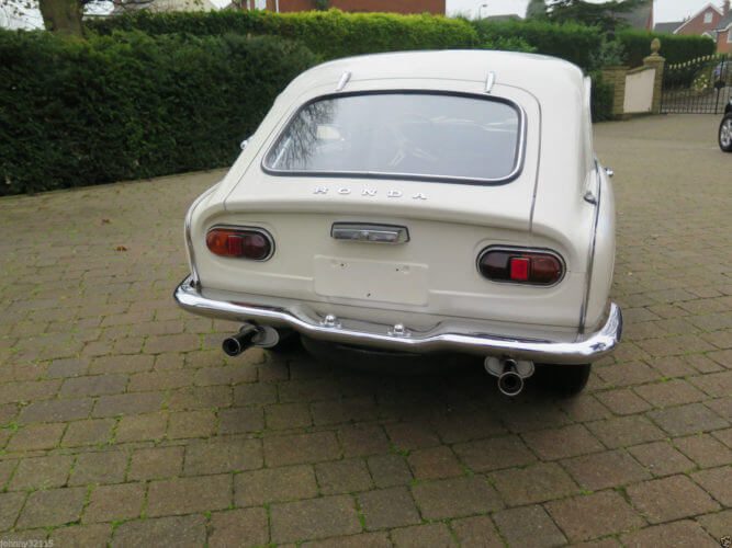 1969 Honda S800 Coupe rear shot