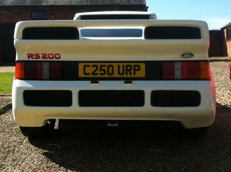 1986 Ford RS200 rear shot