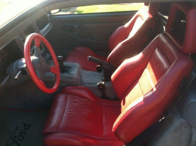 1986 Ford RS200 interior