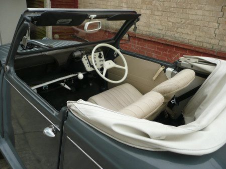 1985 Citroen 2CV Hoffman Convertible interior