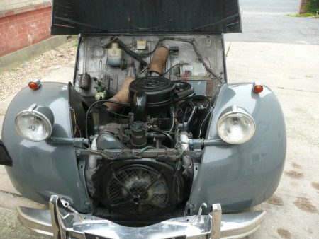 1985 Citroen 2CV Hoffman Convertible engine bat