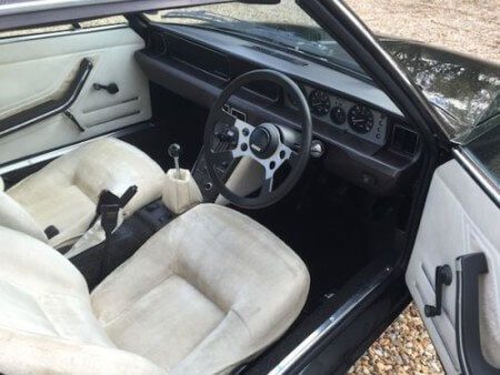 1978 Fiat x1/9 Lido interior