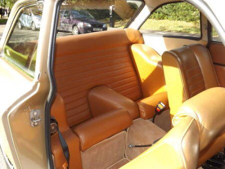 1971 Gilbern Invader Mk2 rear seats
