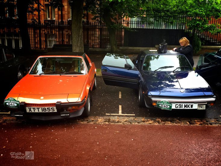 Fiat x1/9 1300 and Bertone x1/9 Gran Finale at the London to Brighton Classic Car Run