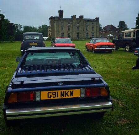 Bertone x1/9 Gran Finale at Chiddingstone Castle