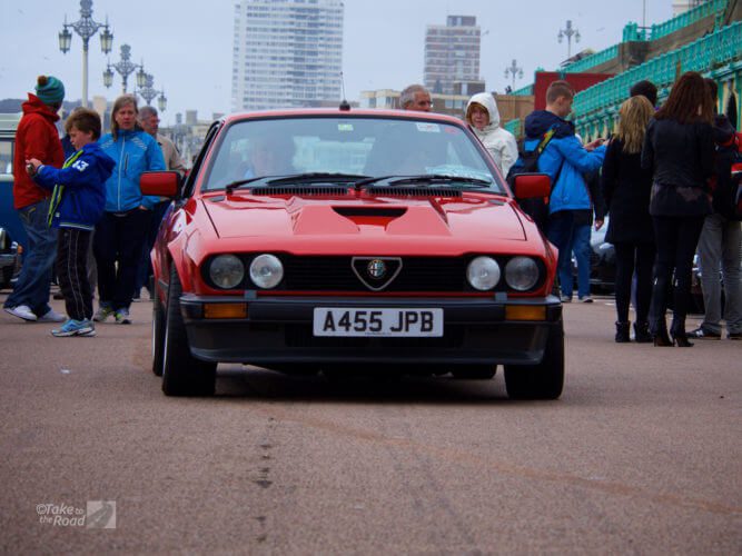 Alfa Romeo GTV at the London to Brighton Classic Car Run