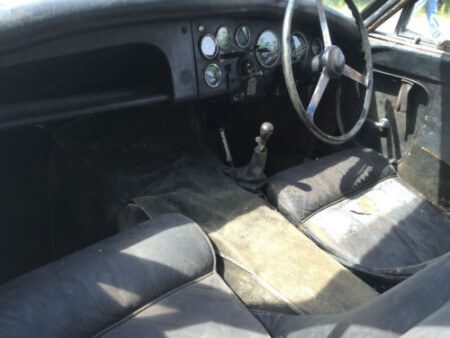 1956 Jensen 541 interior