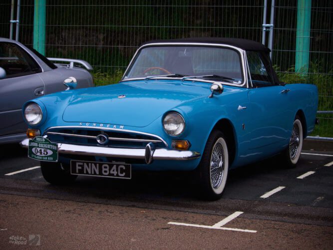 A very nice Sunbeam Alpine at the London to Brighton Classic Car Run