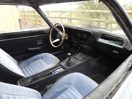 1970 Opel GT interior