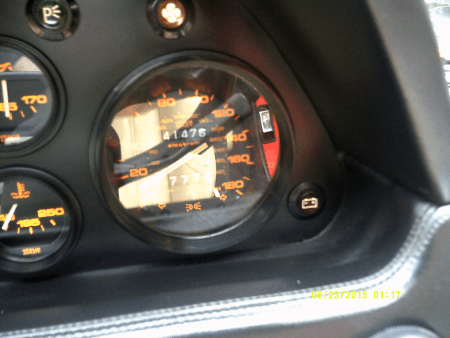 1987 Ferrari 328 GTS speedo