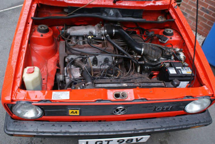 1979 VW Golf GTi Mk1 Series 1 engine bay