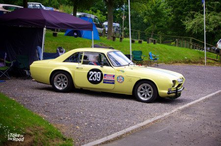 Reliant Scimitar at Prescott Speed Hill Climb 2015