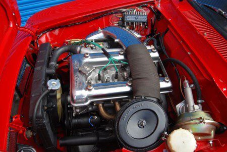 1966 Alfa Romeo Sprint GT engine bay
