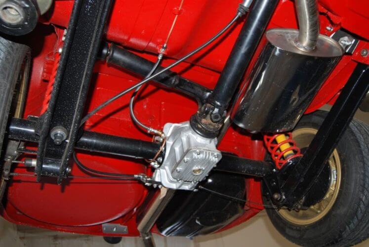 1966 Alfa Romeo Sprint GT rear suspension