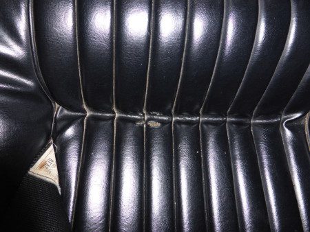 1975 Isuzu 117 Coupe rear seat