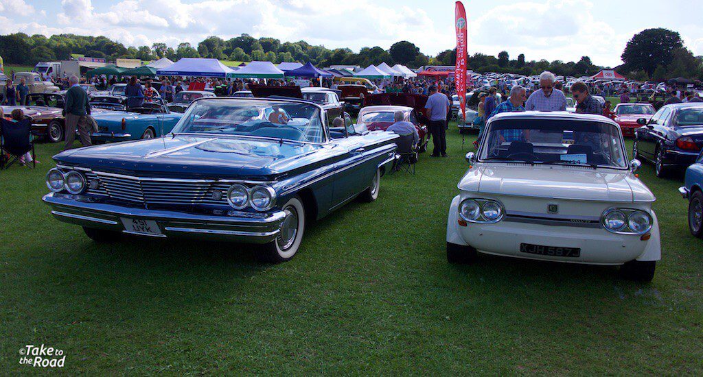 Ponitac Catalina and an NSU TT St Christophers Classic Car Show 2015