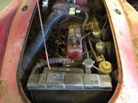 1960 MG MGA Coupe engine