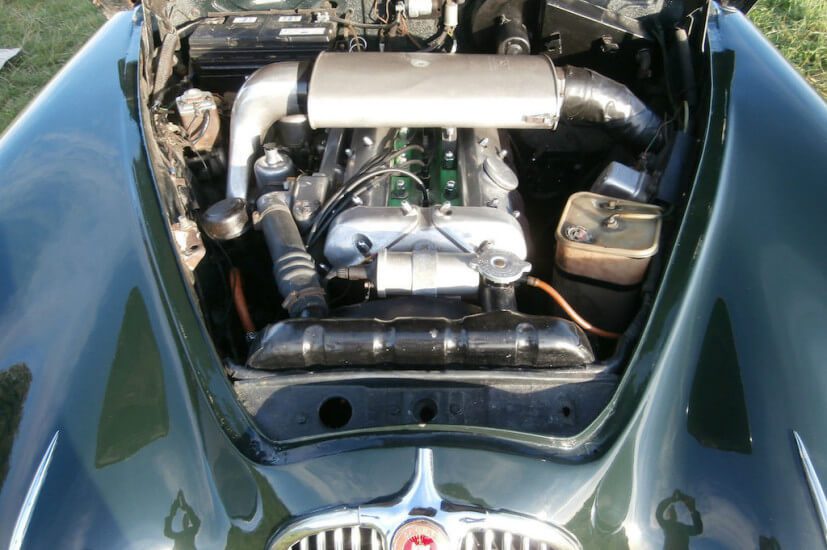 1957 Jaguar Mk1 engine bay