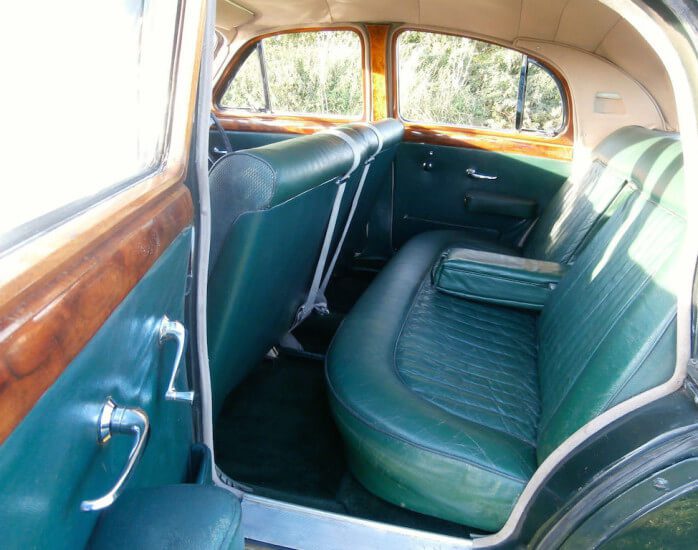 1957 Jaguar Mk1 rear seats